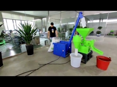 Máquina de moinho de arroz portátil de 700 kg/h Capacidade com elevador combinado