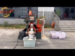 Processo de descascagem em moinho de arroz comercial portátil fácil de instalar e design portátil